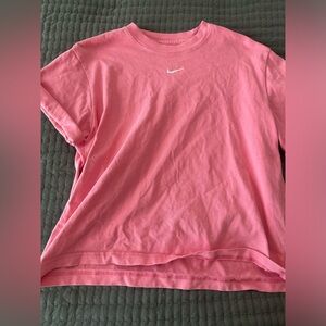 Oversized pink Nike t-shirt